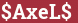 Brick with text $AxeL$