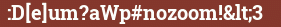 Brick with text :D[e]um?aWp#nozoom!<3