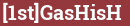 Brick with text [1st]GasHisH