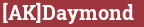 Brick with text [AK]Daymond
