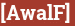 Brick with text [AwalF]