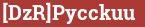 Brick with text [DzR]Pycckuu