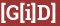 Brick with text [G[i]D]