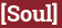 Brick with text [Soul]