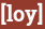 Brick with text [loy]
