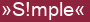 Brick with text »S!mple«
