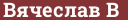 Brick with text Вячеслав В