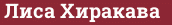 Кирпич с текстом Лиса Хиракава