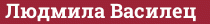Brick with text Людмила Василец