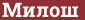 Brick with text Милош