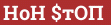 Brick with text НоН $тОП
