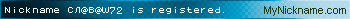 Nickname СЛ@В@W72 is registered
