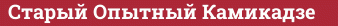Brick with text Старый Опытный Камикадзе