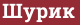 Brick with text Шурик