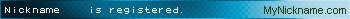Nickname 𝕾𝖍𝖎𝖐𝖔 𝖓𝖔 𝖙𝖊𝖓𝖘𝖆𝖎 is registered