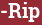 Brick with text -Rip