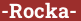 Brick with text -Rocka-