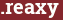 Brick with text .reaxy
