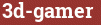 Brick with text 3d-gamer