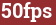 Brick with text 50fps