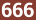 Brick with text 666
