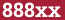 Brick with text 888xx