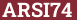 Brick with text ARSI74