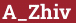 Brick with text A_Zhiv