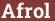Brick with text Afrol