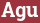 Brick with text Agu