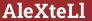 Кирпич с текстом AleXteLl
