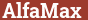 Brick with text AlfaMax