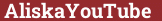 Brick with text AliskaYouTube