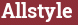 Brick with text Allstyle