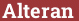 Brick with text Alteran