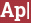 Brick with text Ap|