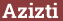 Brick with text Azizti