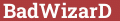 Кирпич с текстом BadWizarD