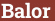 Brick with text Balor