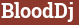 Brick with text BloodDj
