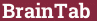 Brick with text BrainTab
