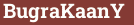 Кирпич с текстом BugraKaanY