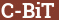 Brick with text C-BiT