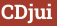 Brick with text CDjui