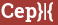 Brick with text Cep}|{