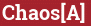 Brick with text Chaos[A]