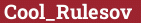 Brick with text Cool_Rulesov