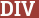Brick with text DIV