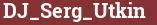 Brick with text DJ_Serg_Utkin