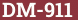 Brick with text DM-911